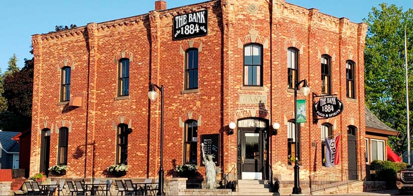 The Bank 1884 Food & Spirits is the place to eat in port austin mi