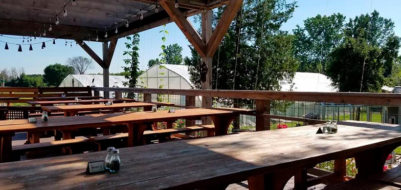 Bird Creek Farms Restaurant & Tap Room restaurant in port austin mi