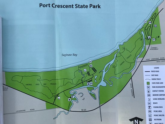 Port Crescent State Park Trails