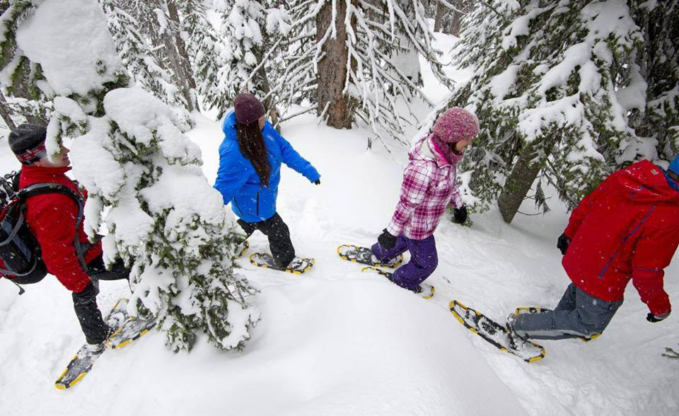 Snowshoeing